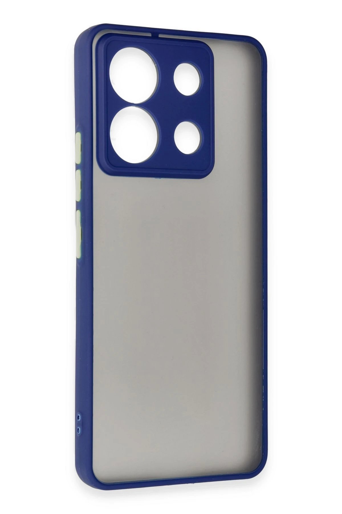 Xiaomi Redmi Note 13 5G Kılıf Montreal Silikon Kapak - Lacivert-(5796) - Görsel 2