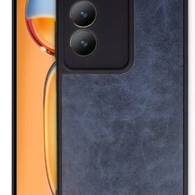 Vivo V30 Lite 4G Kılıf Aras Deri Kapak - Lacivert-(5796)