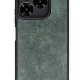 General Mobile Era 50 Kılıf Aras Deri Kapak - Koyu Yeşil-(5796)