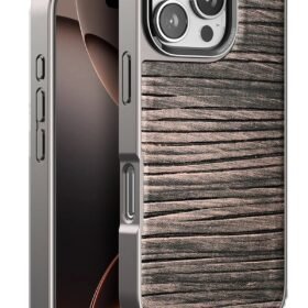 iPhone 16 Pro Max Wave Kapak - Kahverengi-(5796)