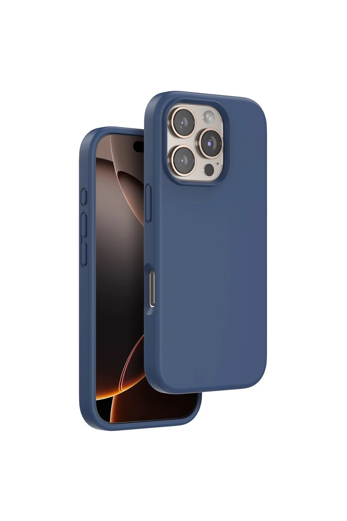 iPhone 16 Pro Max Home Magsafe Kapak - Lacivert-(5796)