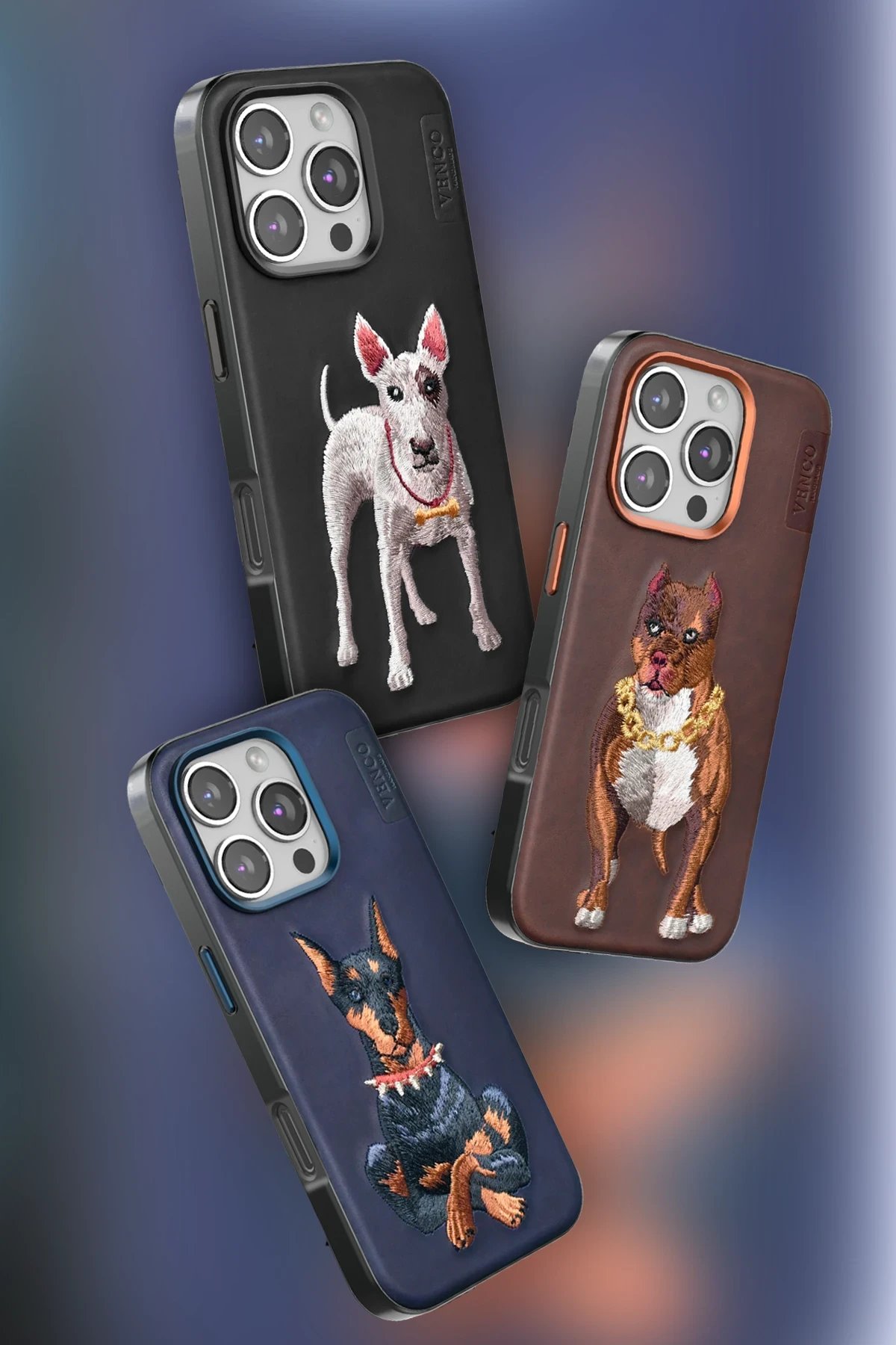 iPhone 16 Perma Desenli Kapak - Siyah-(5796) - Görsel 3