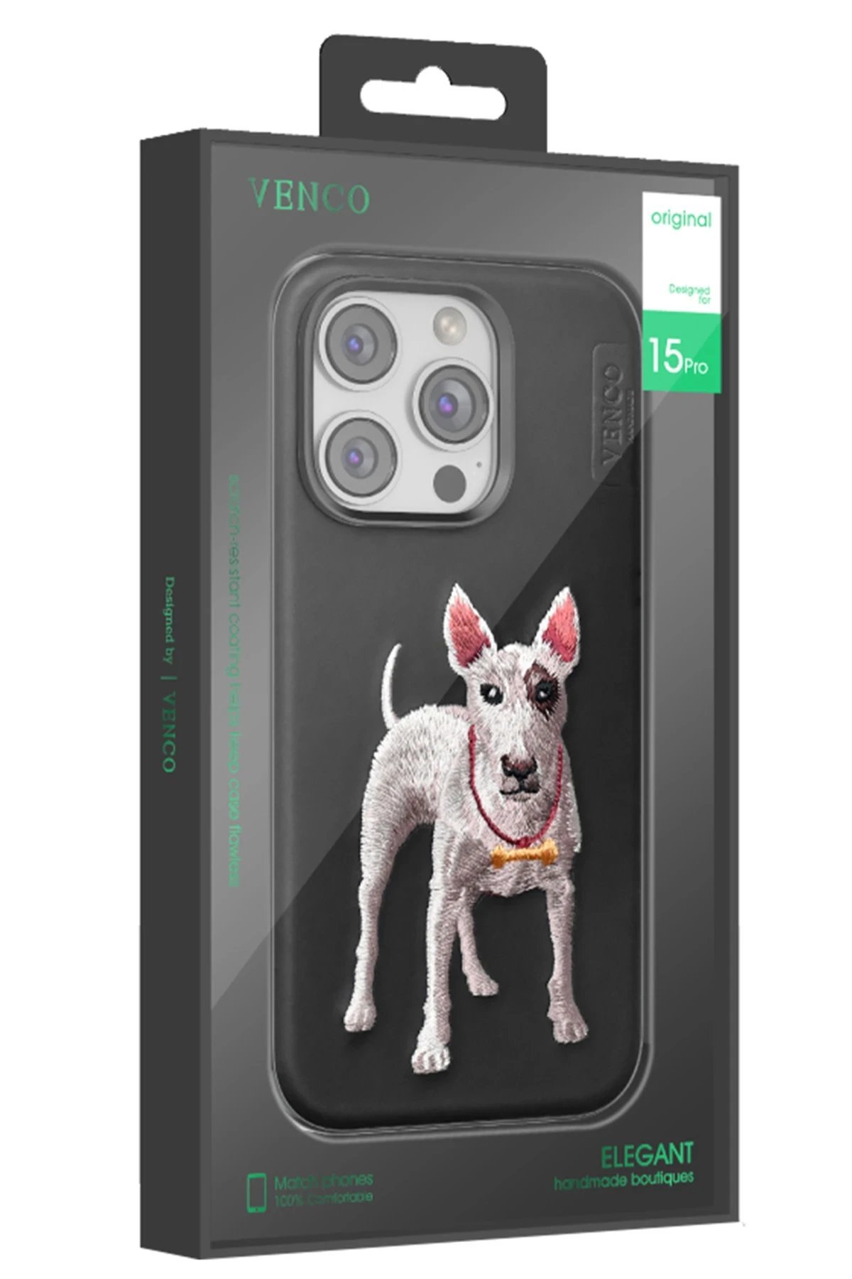 iPhone 16 Pro Perma Desenli Kapak - Siyah-(5796) - Görsel 4