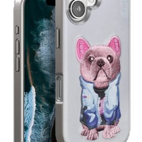iPhone 16 Cute Desenli Kapak - Kahverengi-(5796)