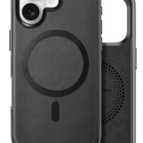 iPhone 16 Puskas Magsafe Kapak - Siyah-(5796)