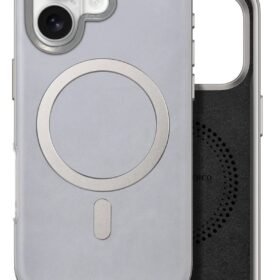 iPhone 16 Puskas Magsafe Kapak - Titan Gri-(5796)