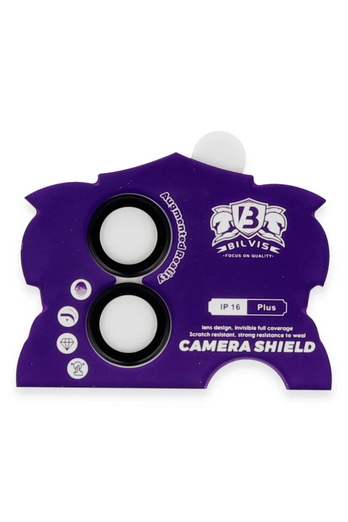 iPhone 16 Bilvis Titan Kamera Lens - Siyah-(5796) - Görsel 2