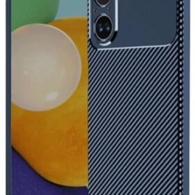 Realme 12 Lite Kılıf Auto Focus Karbon Kapak - Lacivert-(5796)