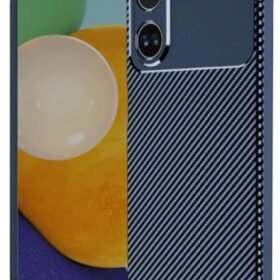 Oppo A38 Kılıf Auto Focus Karbon Kapak - Lacivert-(5796)