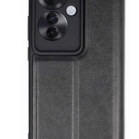 Oppo Reno 11F Kılıf Flip Cover - Siyah-(5796)