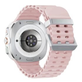 Watch 7 Ultra KR417 Rug Silikon Kordon - Pudra-(5796)