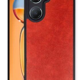 Vivo Y18 Kılıf Aras Deri Kapak - Kırmızı-(5796)