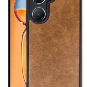 Vivo Y18 Kılıf Aras Deri Kapak - Taba-(5796)