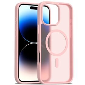 iPhone 16 Pro Jota Magsafe Kapak - Pudra-(5796)