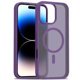 iPhone 16 Pro Max Jota Magsafe Kapak - Derin Mor-(5796)