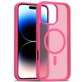 iPhone 16 Pro Max Jota Magsafe Kapak - Rose-(5796)
