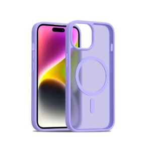 iPhone 14 Jota Magsafe Kapak - Lila-(5796)