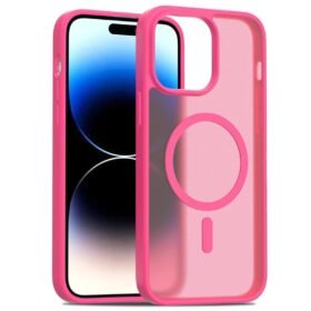 iPhone 14 Jota Magsafe Kapak - Rose-(5796)