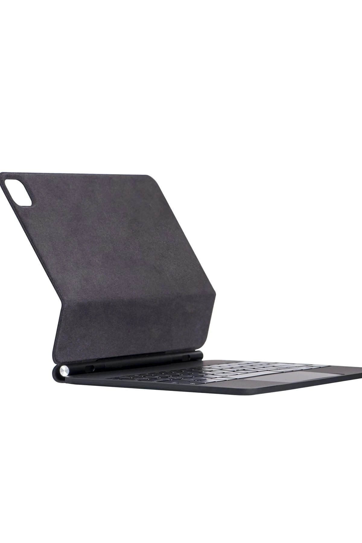 iPad Pro 12.9 (2022) Kılıf X9 Magic Manyetik Klavyeli Tablet Kılıfı - Siyah-(5796) - Görsel 4