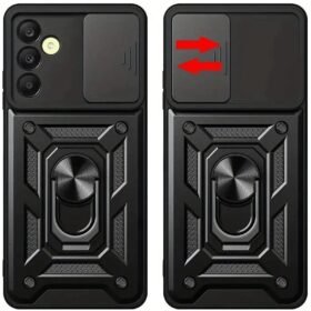 Samsung Galaxy S24 FE Pars Lens Yüzüklü Silikon - Lacivert-(5796)