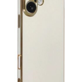 iPhone 16 Kılıf Volet Silikon - Beyaz-(5796)