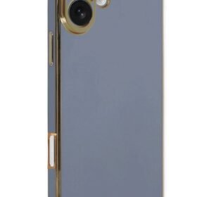 iPhone 16 Kılıf Volet Silikon - Mavi-(5796)