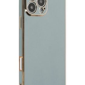 iPhone 16 Pro Max Kılıf Volet Silikon - Açık Yeşil-(5796)