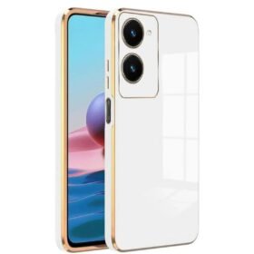 Vivo Y18 Kılıf Volet Silikon - Beyaz-(5796)