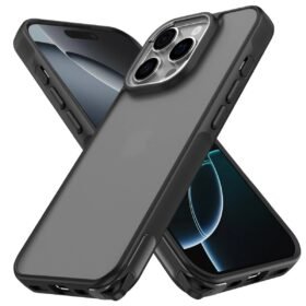 iPhone 16 Pro Max Kılıf Elegant Kapak - Siyah-(5796)