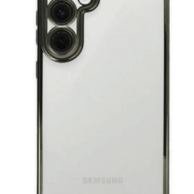 Samsung Galaxy S24 FE Kılıf Lensli Silikon - Yeşil-(5796)