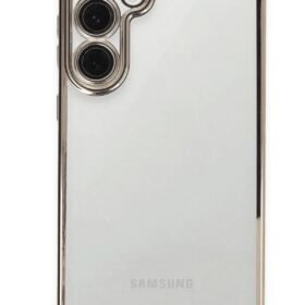 Samsung Galaxy S24 FE Kılıf Lensli Silikon - Titanyum Gri-(5796)