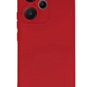 Xiaomi Redmi Note 13 Pro Plus Kılıf Nano içi Kadife Silikon - Kırmızı-(5796)