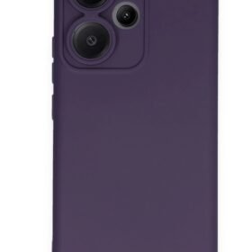 Xiaomi Redmi Note 13 Pro Plus Kılıf Nano içi Kadife Silikon - Mor-(5796)