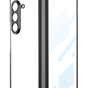 Samsung Galaxy Z Fold 5 Kılıf Fold Element Kapak - Siyah-(5796)