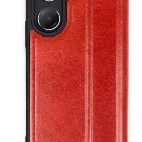 Vivo Y18 Kılıf Flip Cover - Kırmızı-(5796)