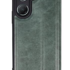 Vivo Y18 Kılıf Flip Cover - Koyu Yeşil-(5796)