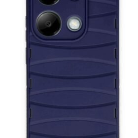 Xiaomi Redmi Note 13 Pro 4G Kılıf Bibercas Silikon Kapak - Lacivert-(5796)