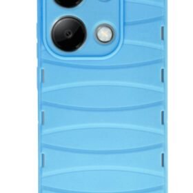 Xiaomi Redmi Note 13 Pro 4G Kılıf Bibercas Silikon Kapak - Mavi-(5796)