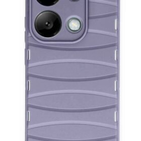 Xiaomi Redmi Note 13 Pro 4G Kılıf Bibercas Silikon Kapak - Lila-(5796)