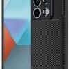 Xiaomi Redmi Note 13 Pro 4G Kılıf Auto Focus Karbon Kapak - Siyah-(5796)