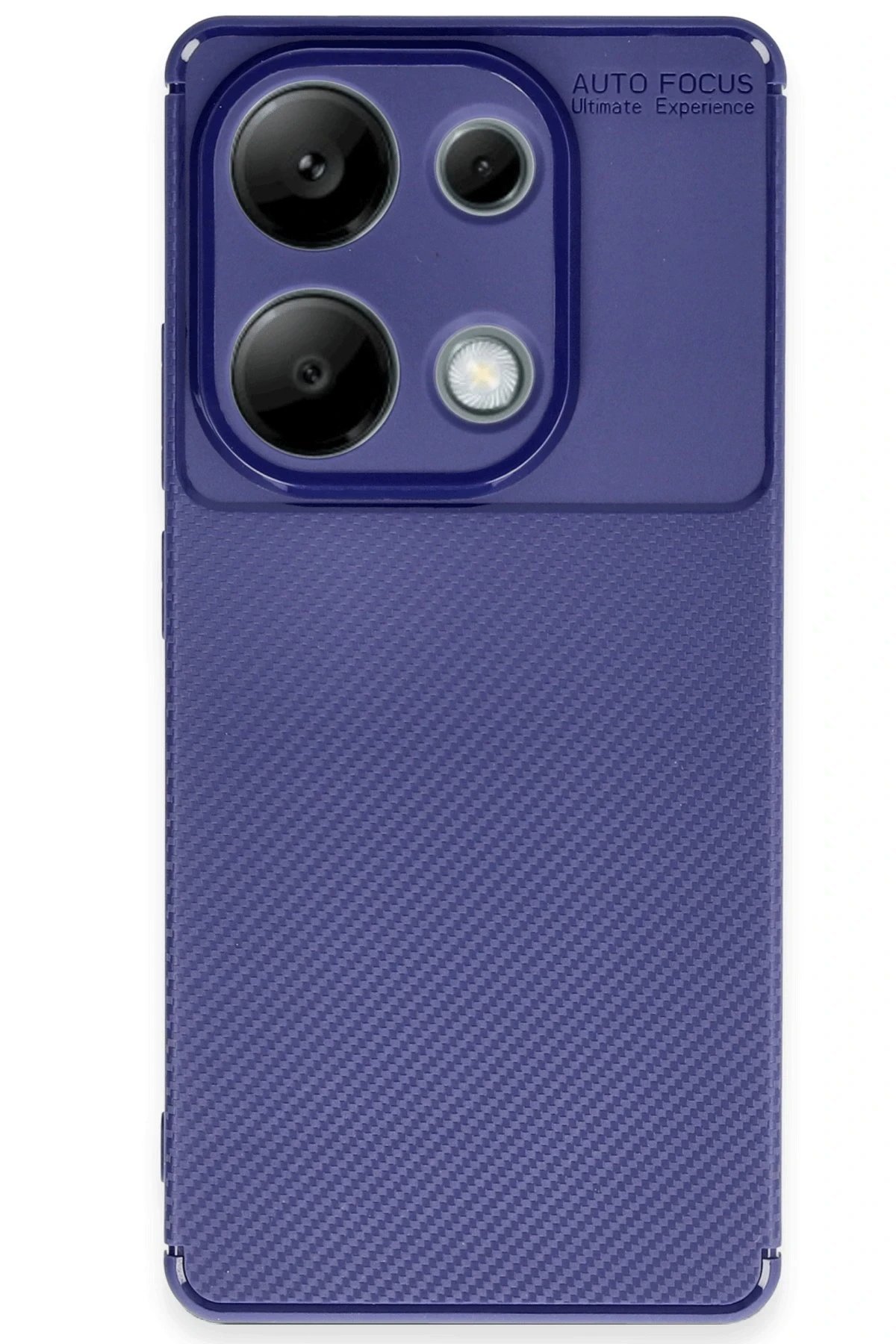 Xiaomi Redmi Note 13 Pro 4G Kılıf Auto Focus Karbon Kapak - Lacivert-(5796) - Görsel 4
