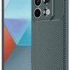 Xiaomi Redmi Note 13 Pro 4G Kılıf Auto Focus Karbon Kapak - Koyu Yeşil-(5796)