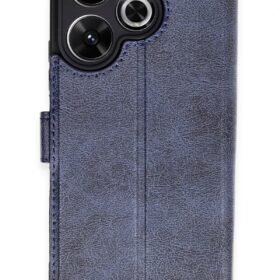 Xiaomi Redmi 13 4G Kılıf Trend S Plus Kapaklı Kılıf - Lacivert-(5796)