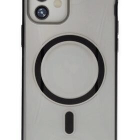 iPhone 11 Hilton Magsafe Kapak - Siyah-(5796)