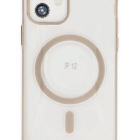 iPhone 12 Hilton Magsafe Kapak - Gold-(5796)