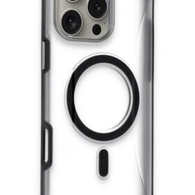 iPhone 14 Pro Max Hilton Magsafe Kapak - Siyah-(5796)