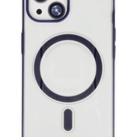 iPhone 15 Hilton Magsafe Kapak - Lacivert-(5796)