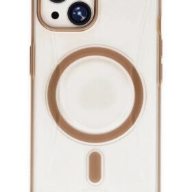 iPhone 15 Hilton Magsafe Kapak - Gold-(5796)