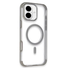 iPhone 16 Hilton Magsafe Kapak - Titan Gri-(5796)