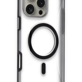 iPhone 16 Pro Max Hilton Magsafe Kapak - Siyah-(5796)